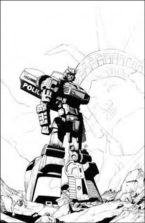 Transformers Spotlight issue nn25-C Prowl - Nick Roche 1:10 Virgin Sketch Cover
