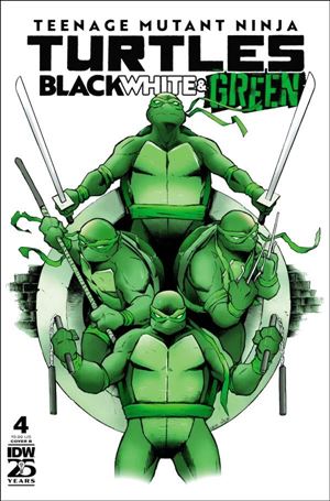 Teenage Mutant Ninja Turtles: Black, White, & Green issue 4-B Lee Garbett Cover