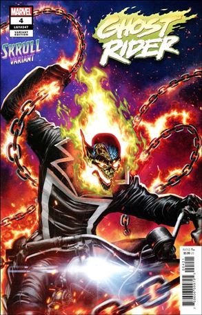 Ghost Rider (2022) issue 4-C David Baldeon Skrull Cover