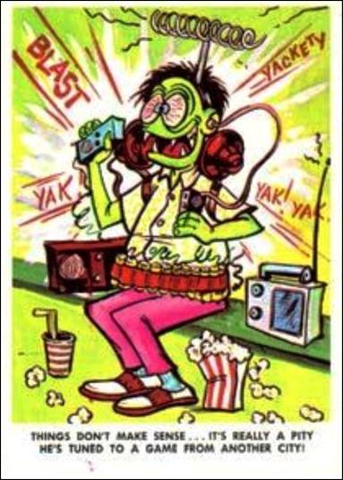 Baseball Weird-Ohs (Base Set) card 49 Fanny Fan