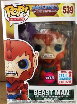 POP! Television figure 539 Beast Man (Flocked) 2017 Fall Convention Exclusive