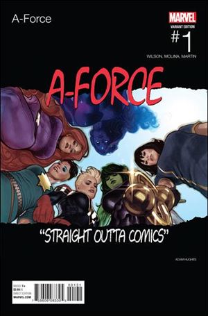 A-Force (2016) issue 1-E Adam Hughes Hip Hop Cover