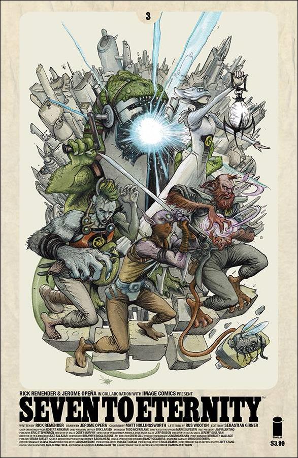 Seven to Eternity issue 3-B Farel Dalrymple Cover