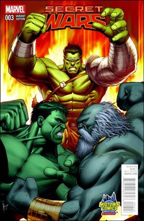 Secret Wars issue 3-J Dale Keown Midtown Comics Cover