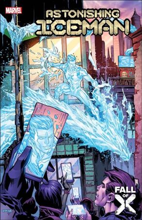Astonishing Iceman issue 1-B Ken Lashley Cover