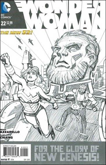 Wonder Woman (2011) issue 22-B 1:25 Sketch Cover
