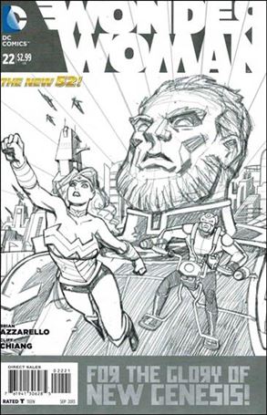 Wonder Woman (2011) issue 22-B 1:25 Sketch Cover