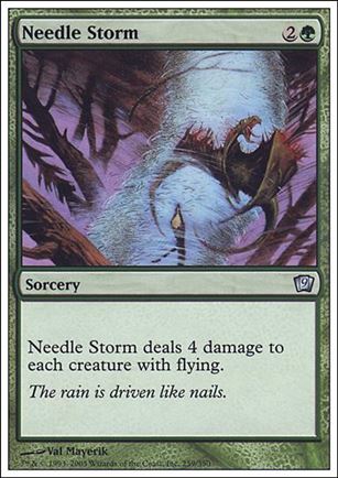 Magic the Gathering: 9th Edition (Base Set) card 259 Needle Storm