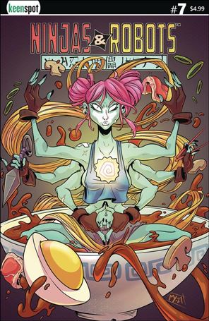Ninjas and Robots issue 7-C Matt Young Cover