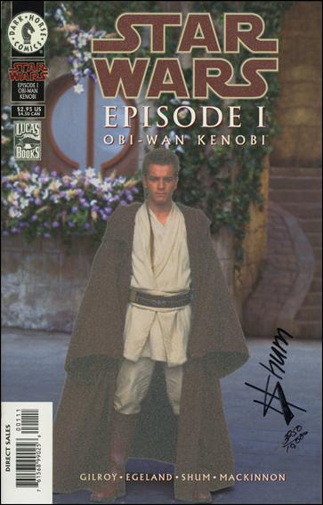 Star Wars: Episode I Obi-Wan Kenobi issue nn-F DF GitD Photo Cover (Signed by H. Shum) 1/10000 