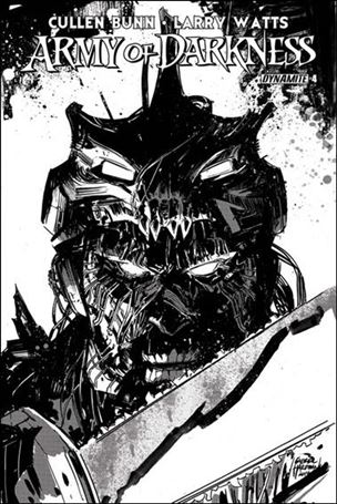 Army of Darkness (2014) issue 4-D Gabriel Hardman 1:10 Black & White Cover