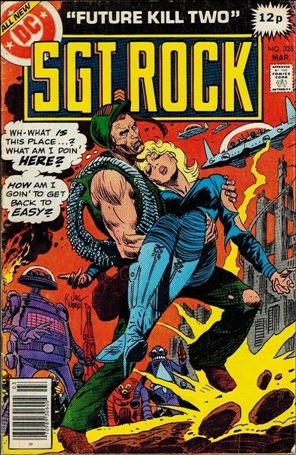 Sgt. Rock (1977) issue 326-B UK Price Cover