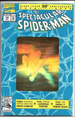 Spectacular Spider-Man (1976) issue 189-B Gold Hologram Cover