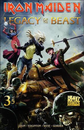Iron Maiden Legacy of the Beast issue 3 Santi Casas Cover
