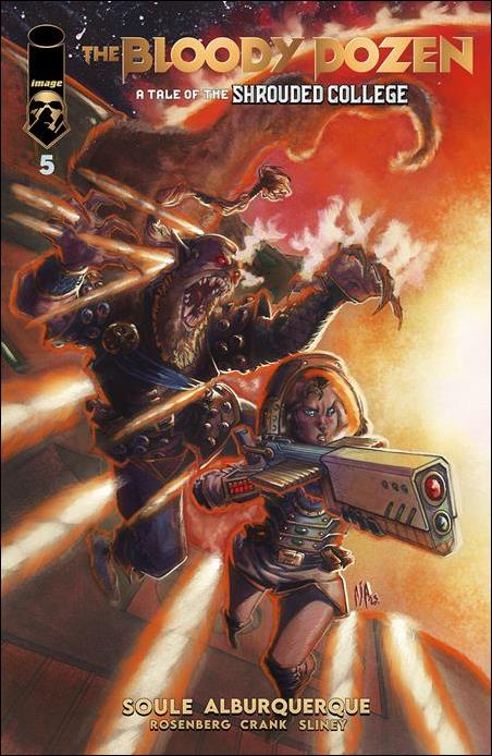 Bloody Dozen: A Tale of the Shrouded College issue 5-B Alberto Jimenez Alburquerque Cover