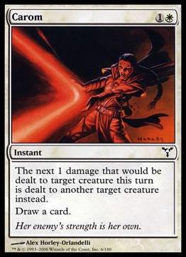 Magic the Gathering: Dissension (Base Set) card 6 Carom