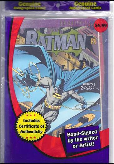Batman (1940) issue 500-F Joe Quesada Embossed Gatefold Cover