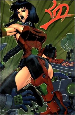 Vampi issue 2-C Kevin Lau Limited Metal-Tex Cover 1/XXX