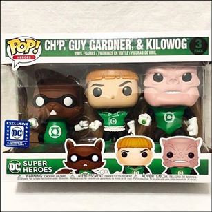 Pop! Heroes Multi-Packs figure nn9 Ch'p, Guy Gardner & Kilowog