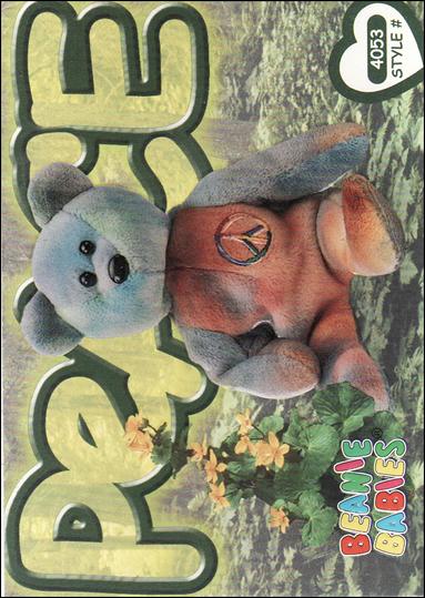 Beanie Babies Series 4 (Base Set) card 216 Peace