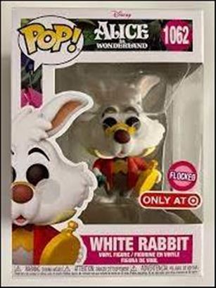 POP! Disney figure 1062-B White Rabbit (Flocked Target Exclusive)