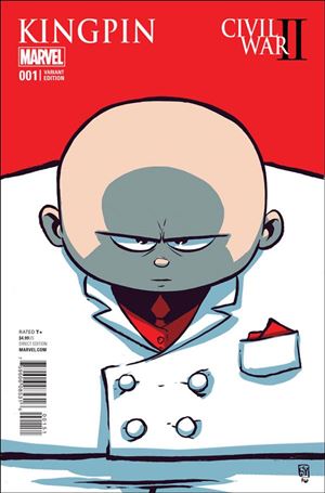 Civil War II: Kingpin issue 1-D Skottie Young Baby Cover