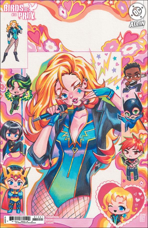 Birds of Prey (2023) issue 14-F Rian Gonzales Cardstock 1:25 Cover