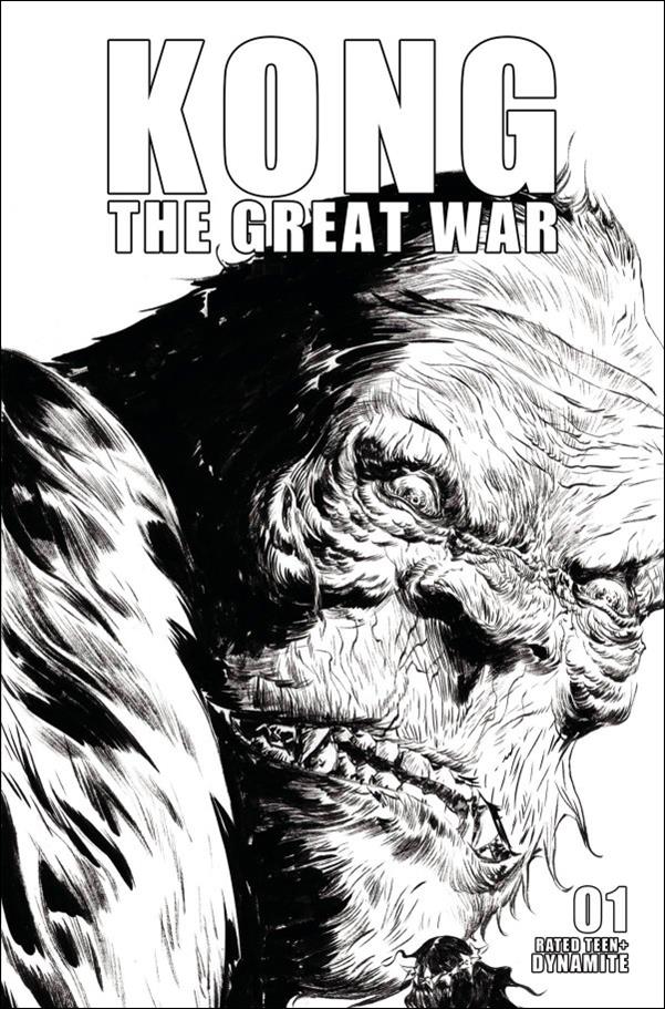 Kong: The Great War issue 1-E Jae Lee 1:10 B&W Cover