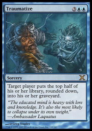 Magic the Gathering: 10th Edition (Base Set) card 119 Traumatize