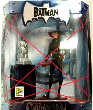 Batman (Exclusives) figure 2-I Catwoman (Silver Idol) 2005 SDCC Exclusive