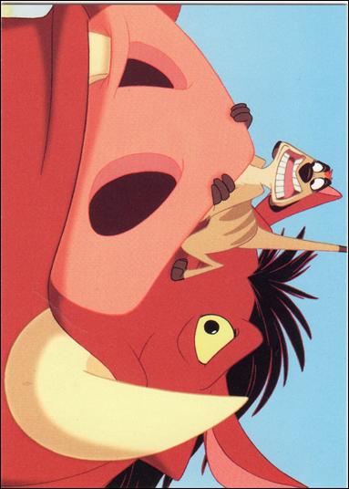 Lion King: Series II (Base Set) card 137 An Unusual Twosome