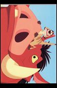 Lion King: Series II (Base Set) card 137 An Unusual Twosome