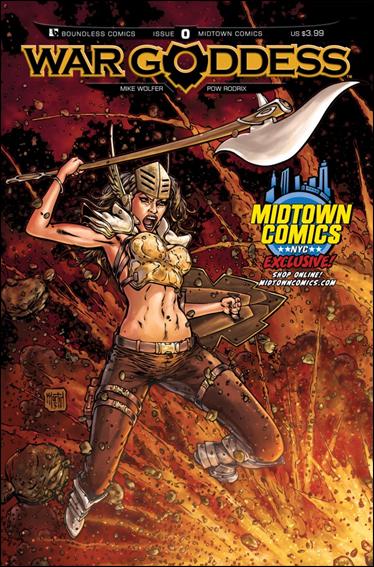 War Goddess issue 0-L Midtown Comics Cover