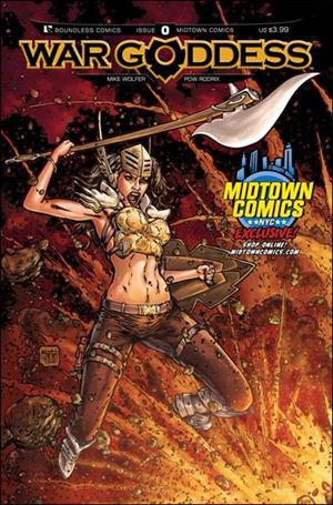 War Goddess issue 0-L Midtown Comics Cover