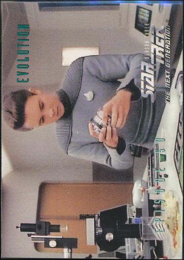 Star Trek: The Next Generation - The Episode Collection Season Three (Base Set) card 232 Evolution, Episode 50A
