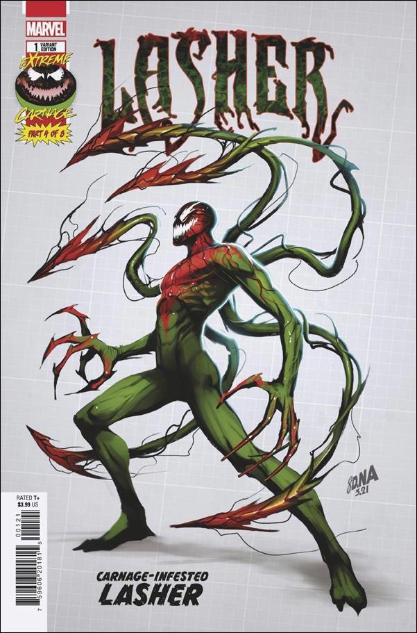 Extreme Carnage: Lasher issue 1-D David Nakayama 1:10 Design Cover