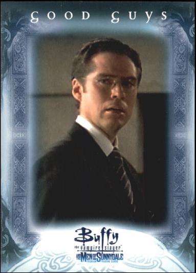 Buffy the Vampire Slayer: Men of Sunnydale (Base Set) card 56 Wesley Wyndham-Pryce