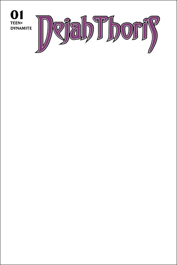 Dejah Thoris (2019) issue 1-G Blank Authentix Sketch Cover