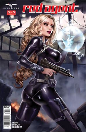 Red Agent issue 5-C Deacon Black Cover
