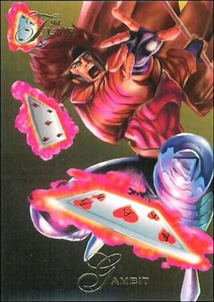 Marvel Annual Flair '94 (Base Set) card 75 Gambit