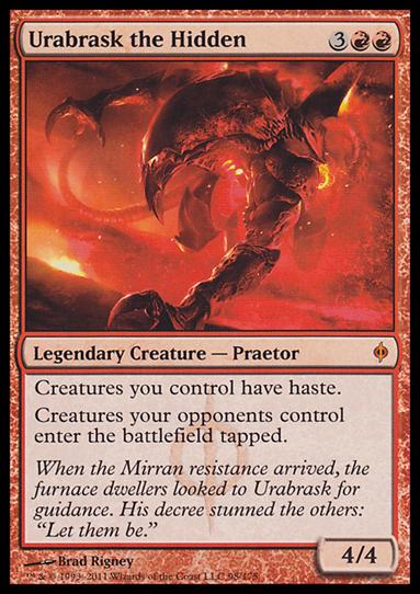 Magic the Gathering: New Phyrexia card 98 Urabrask the Hidden
