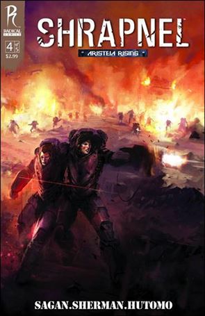 Shrapnel: Aristeia Rising issue 4-B Gerhard Mozsi Cover