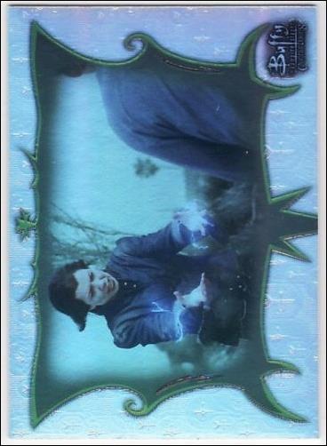 Buffy the Vampire Slayer: Connections (Parallel Foil Base Set) card BC-45 Xander + Willow: Evil Connection