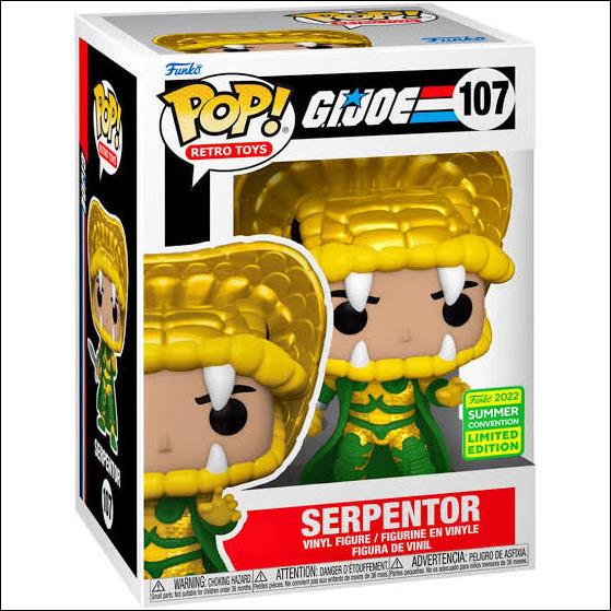 POP! Retro Toys figure 107 Serpentor (Summer Convention Exclusive)