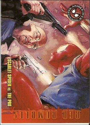 Spider-Man Premium: Eternal Evil (Base Set) card 45 Scarlet Spider vs The Pro