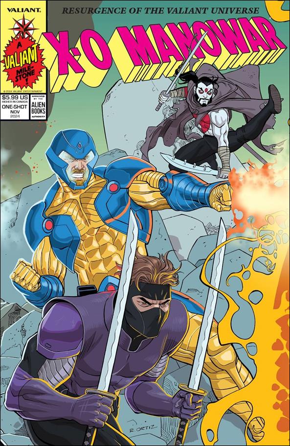 Resurgence: X-O Manowar issue One-shot-C Richard Ortiz Cover