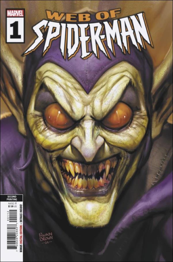 Web of Spider-Man (2024) issue 1-G Ryan Brown Cover (2nd Printing)