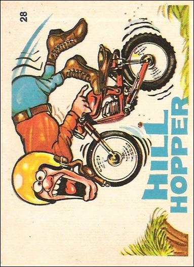 Silly Cycles (Base Set) card 28-B Hill Hopper  (Fan Art on Back)