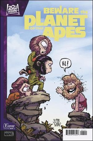 Beware the Planet of the Apes issue 1-C Skottie Young Cover