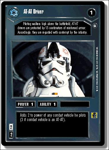 Star Wars: Hoth Limited (Base Set) card 4 AT-AT Driver